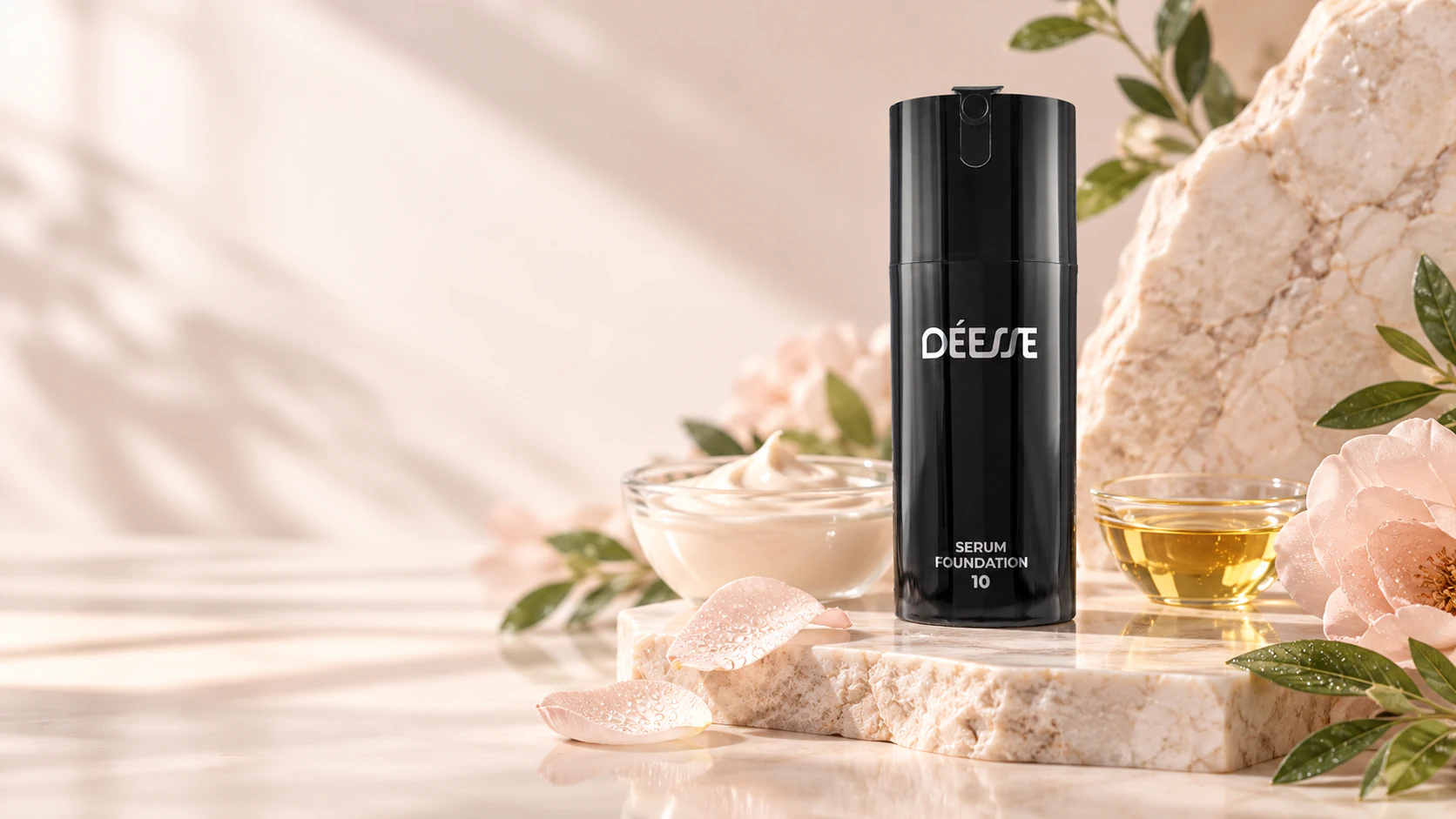 D&eacute;esse Serum Foundation with skincare ingredients
