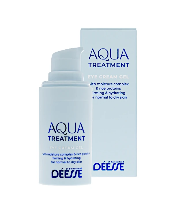 Déesse Aqua Treatment Augencreme-Gel mit Hyaluron 4D gegen Trockenheitsfältchen